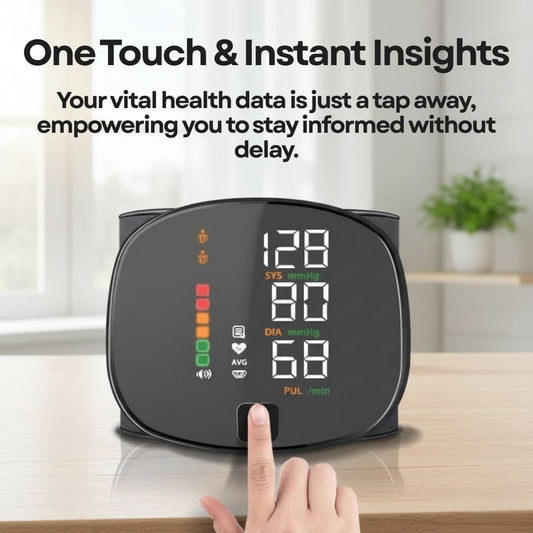 Smart Wrist Blood Pressure Monitor