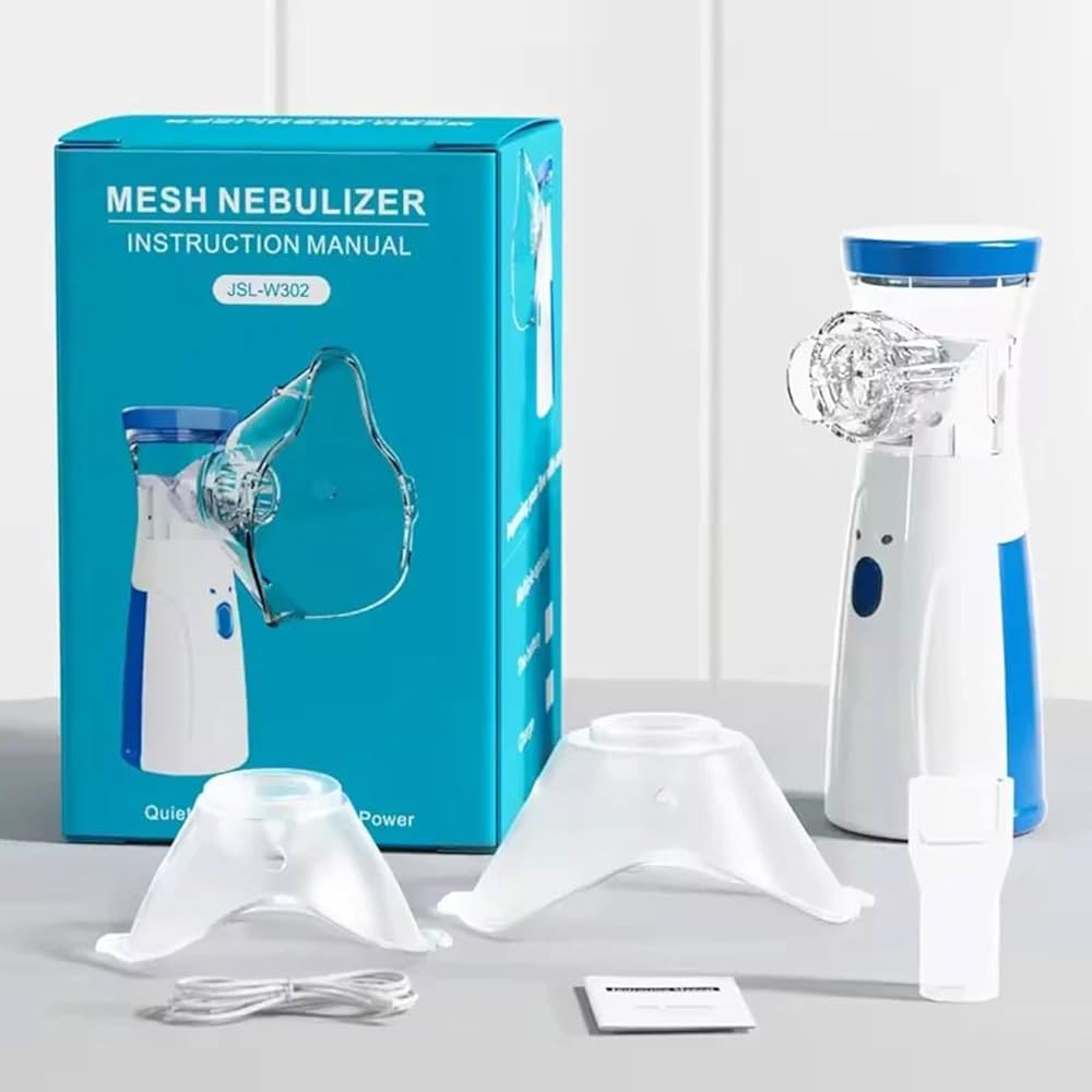 Portable Mesh Nebulizer – Rechargeable & Silent Inhalation Therapy