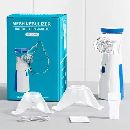 Portable Mesh Nebulizer – Rechargeable & Silent Inhalation Therapy