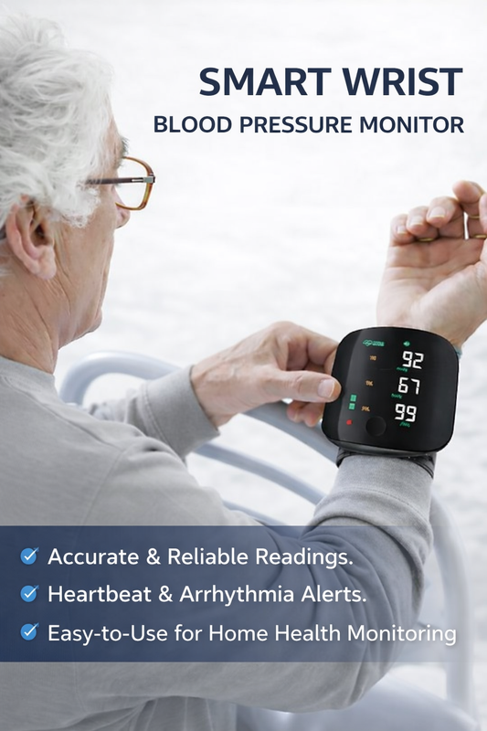 Smart Wrist Blood Pressure Monitor