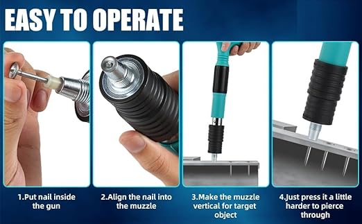 Multipurpose Concrete Nail Gun