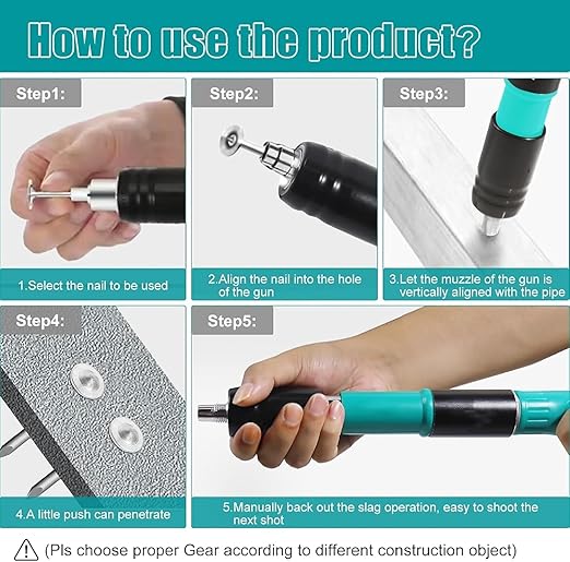 Multipurpose Concrete Nail Gun