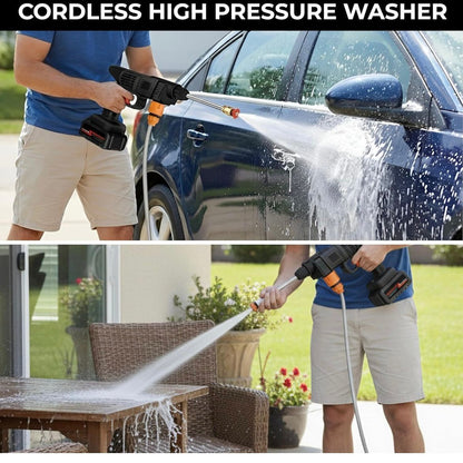 Cordless High Pressure Car Washer Gun with Rechargeable Battery