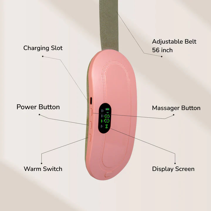 Rechargeable Menstrual Heating Belt – 3 Heat Modes | Stress Relief