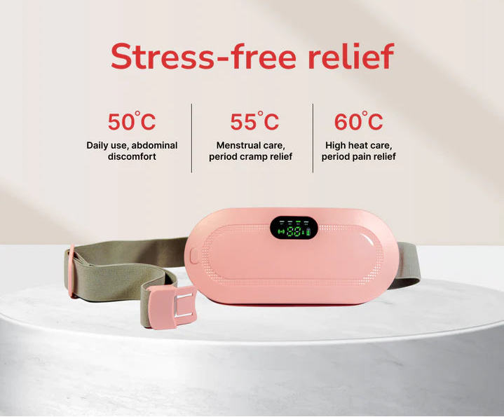 Rechargeable Menstrual Heating Belt – 3 Heat Modes | Stress Relief