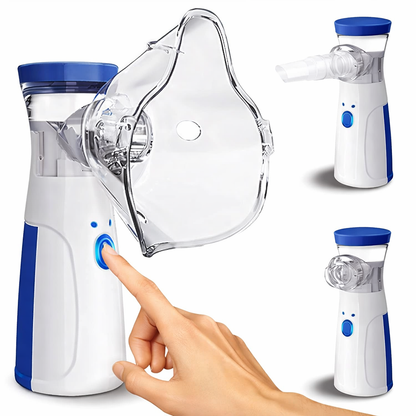 Portable Mesh Nebulizer – Rechargeable & Silent Inhalation Therapy