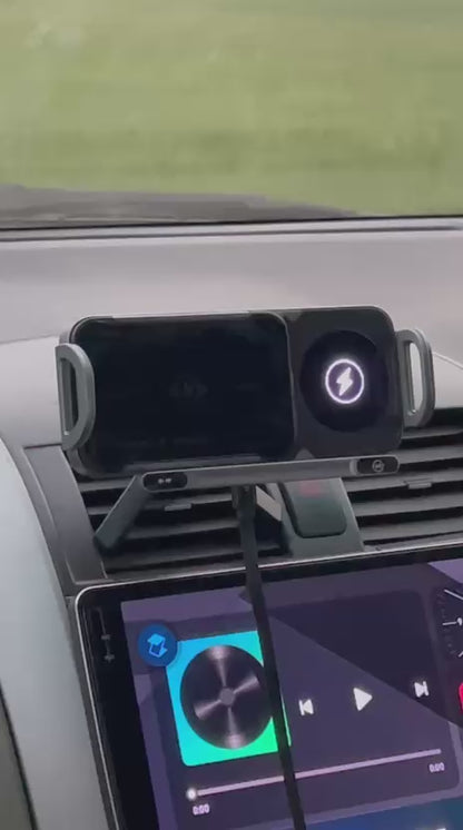 90° Folding Rechargeable Metal Car Mount